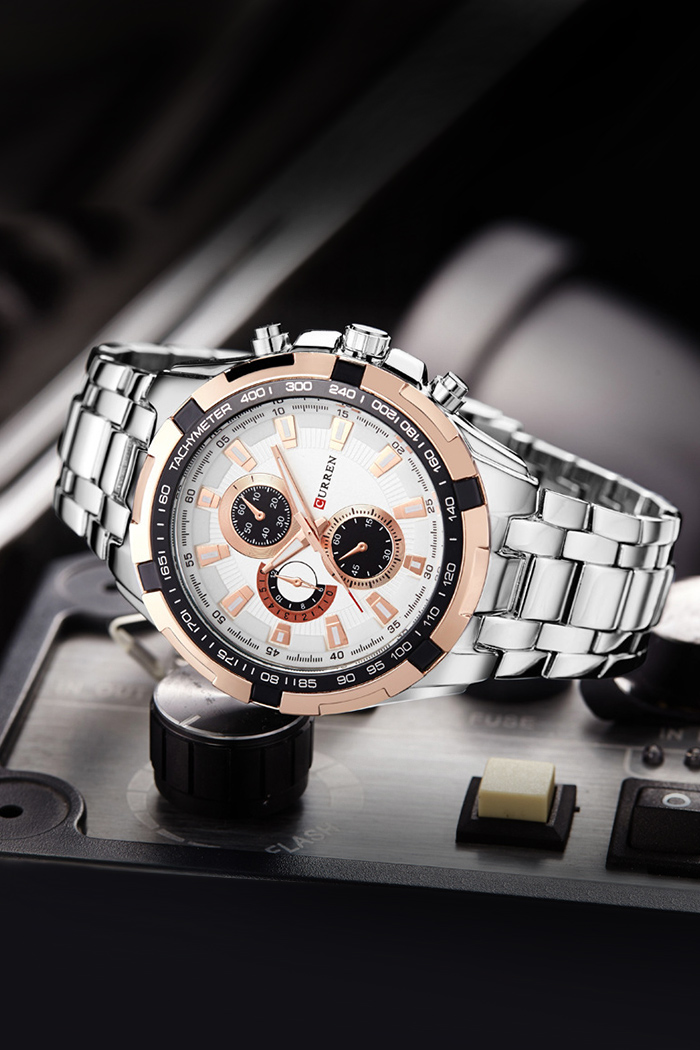 Reloj De Acero Inoxidable Para Hombre.