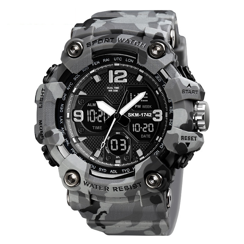 Reloj Electrónico Deportivo Impermeable Y A Prueba De Golpes