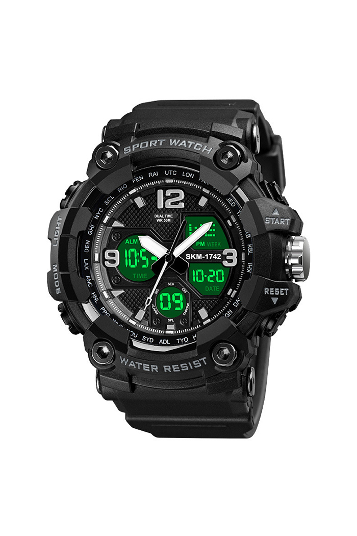 Reloj Electrónico Deportivo Impermeable Y A Prueba De Golpes